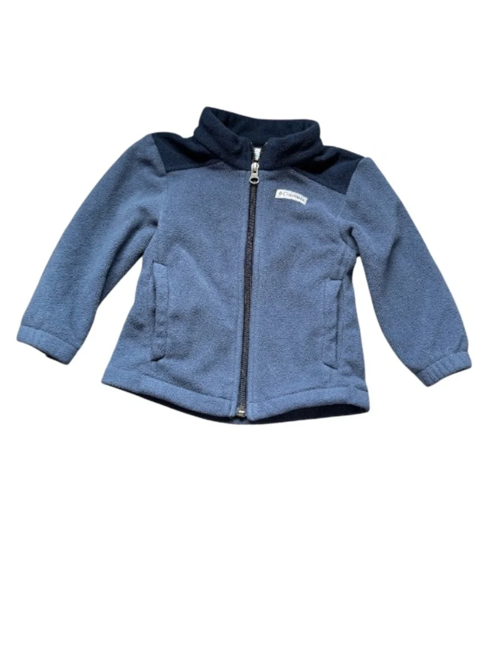 Columbia Toddler Navy Blue Fleece Zip-Up Jacket